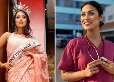 Miss Inglaterra 2019 deja la corona para combatir el Covid-19