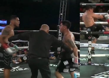 VIDEO: Boxeador mexicano le tira patada a su rival en pleno combate celebrado en Tijuana