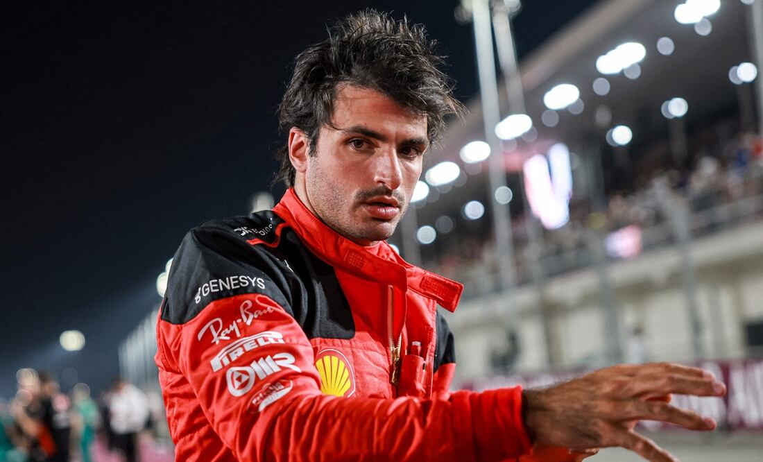 Carlos Sainz, previo a la carrera sprint del Gran Premio de Qatar del 2023 - Foto: AFP