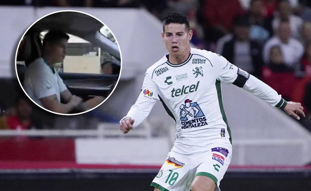 James Rodríguez recibió una lujosa camioneta tras su fichaje con el León. FOTO: Imago7 / Captura