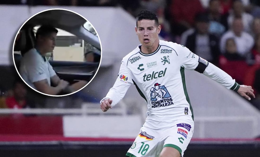 James Rodríguez recibió una lujosa camioneta tras su fichaje con el León. FOTO: Imago7 / Captura