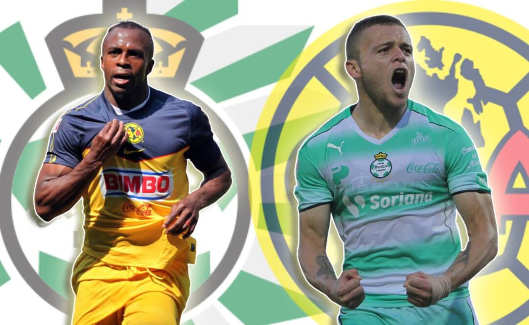 América y Santos han intercambiado jugadores en los últimos años. Fotos: Imago7