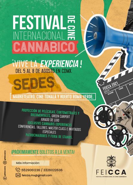 Llega a CDMX la 4ta edición del Festival Internacional de Cine Cannábico