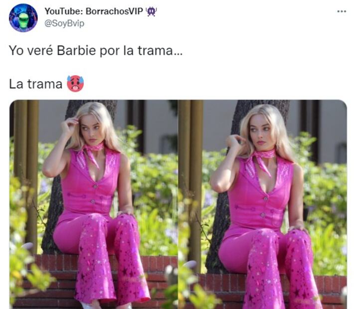 Nuevo look de Margot Robbie y Ryan Gosling en la película “Barbie” y sus memes