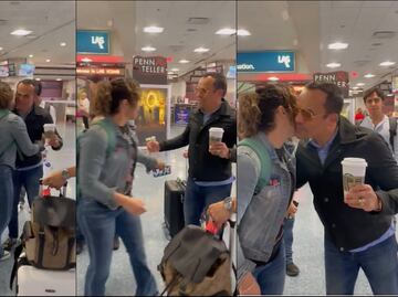 Jackie Nava y Juan Manuel Márquez tuvieron un emotivo encuentro previo a la pelea Canelo vs Munguía