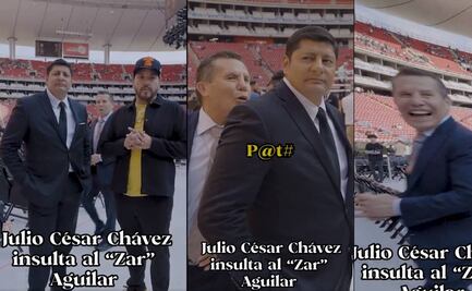 Julio César Chávez llamó "put..." a Carlos Aguilar y salió corriendo