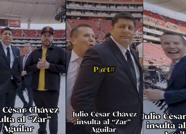 Julio César Chávez llamó "put..." a Carlos Aguilar y salió corriendo
