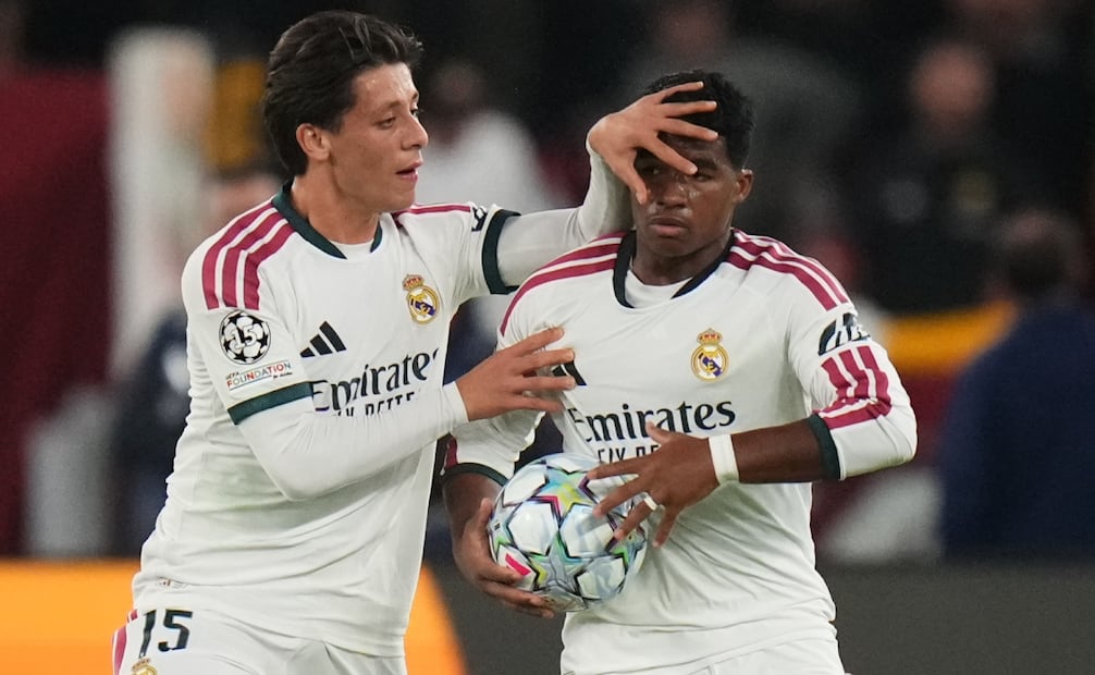 Endrick en las anotaciones del Real Madrid / Foto: AFP