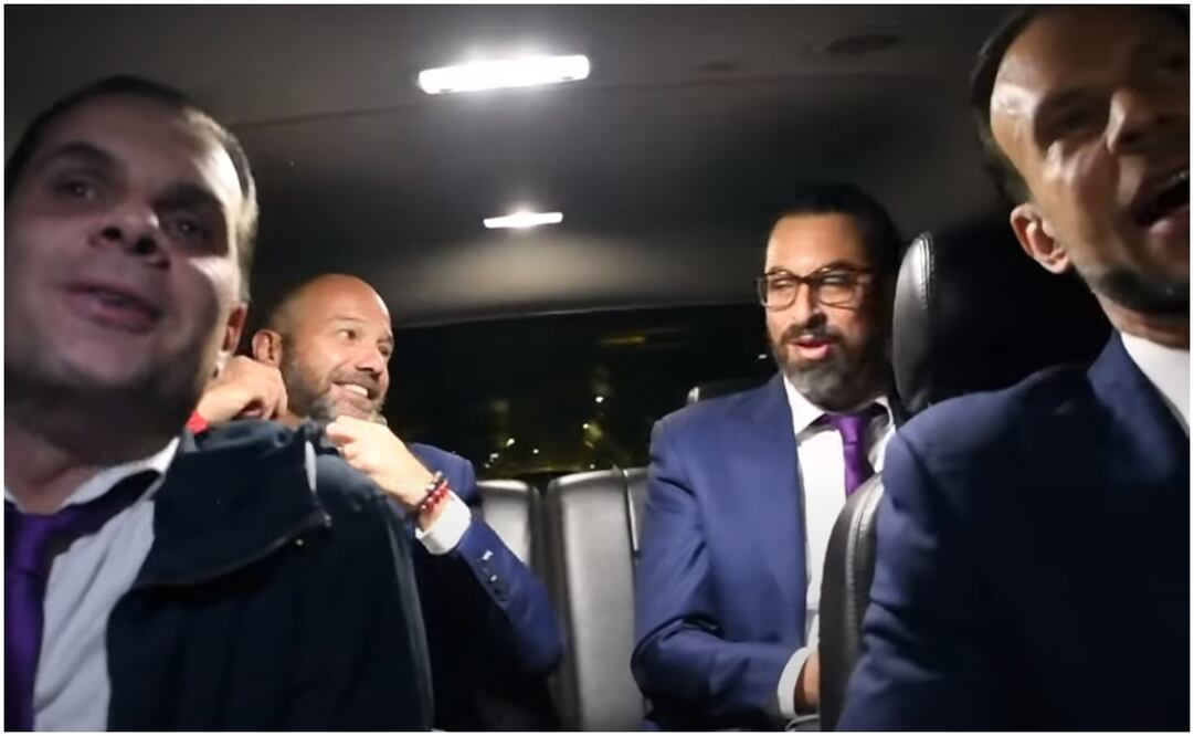 Martinoli, Luis García, Zague y Álvaro López Sordo / FOTO: Captura