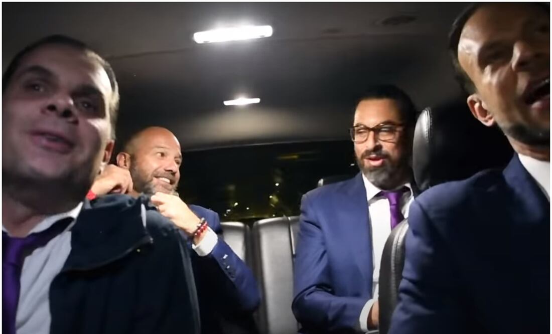 Martinoli, Luis García, Zague y Álvaro López Sordo / FOTO: Captura