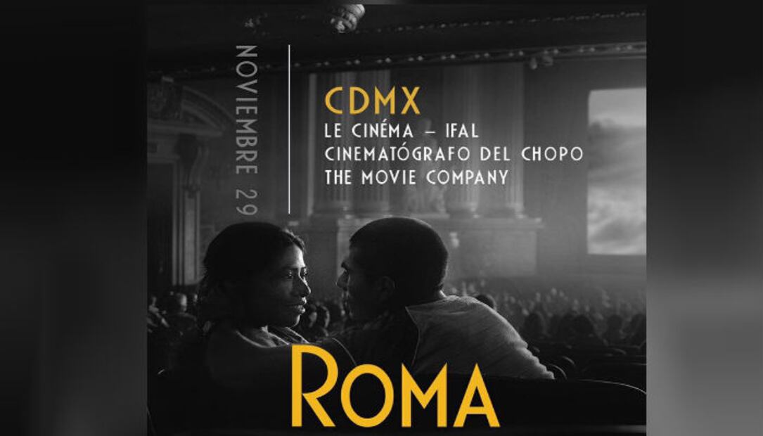 Todas las salas donde puedes ver “Roma” de Alfonso Cuarón