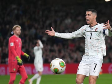 Cristiano Ronaldo sale expulsado; podría perderse el debut de Portugal, si clasifica al Mundial de 2026
