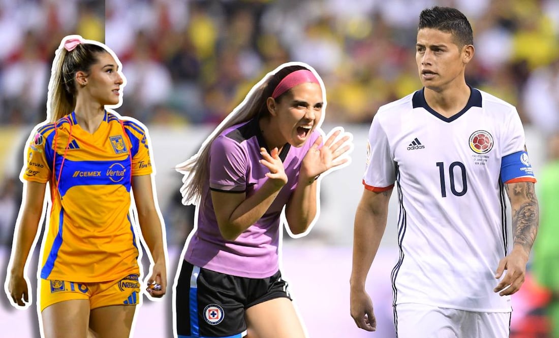 James Rodríguez quedó exhibido por comenzar a seguir a Tatiana Flores y a Nailea Vidrio en Instagram. Foto: Especial