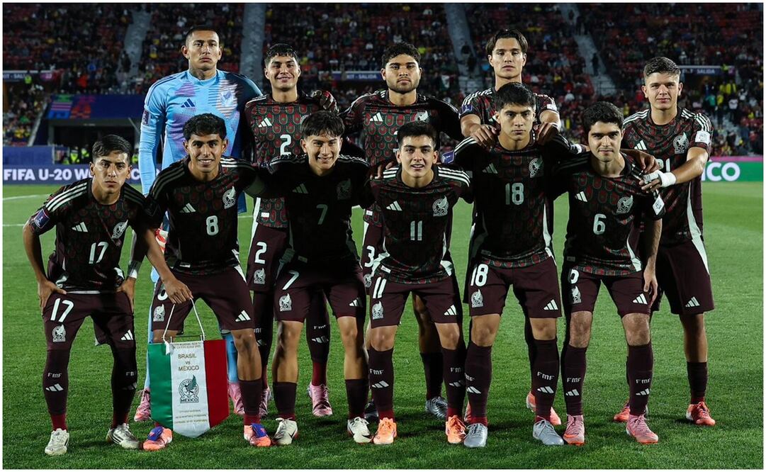 Selección Mexicana Sub-20 Foto: @miseleccionsubs