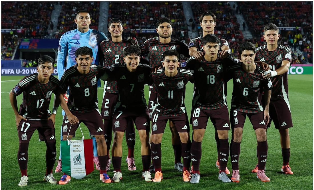 Selección Mexicana Sub-20 Foto: @miseleccionsubs
