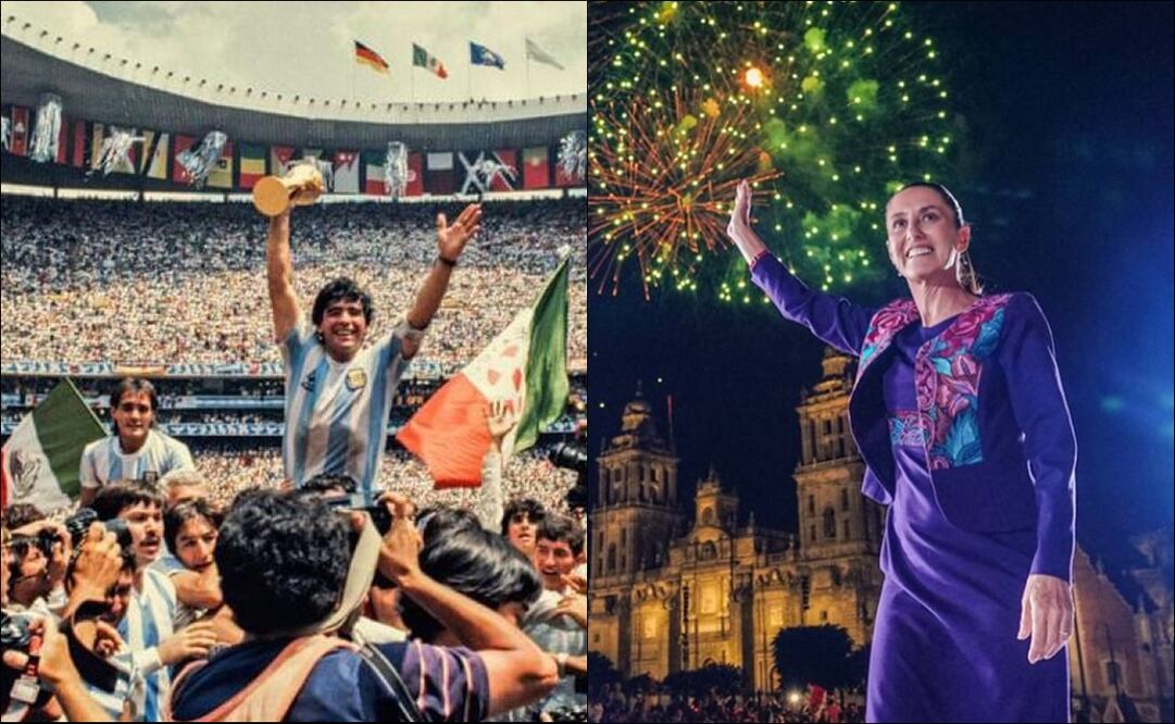 Claudia Sheinbaum será la primera presidenta en inaugurar una Copa del Mundo. FOTOS: Especiales