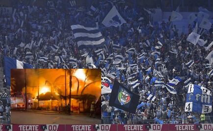 Aficionados de Rayados provocan incendio tras festejos por empate ante Tigres en Clásico Regio