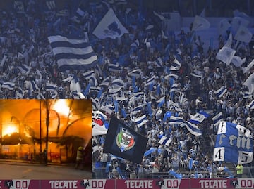 Aficionados de Rayados provocan incendio tras festejos por empate ante Tigres en Clásico Regio