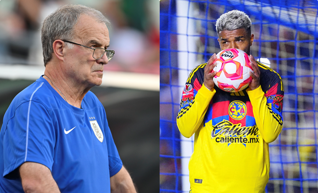 Marcelo Bielsa y Rodrigo Aguirre - Fotos: Imago7