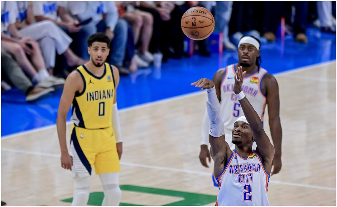 Finales de la NBA entre OKC Thunder e Indiana Pacers Foto: EFE