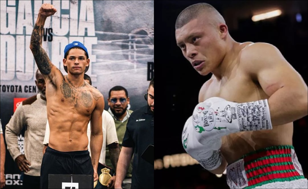 Ryan Garcia y 'Pitbull' Cruz. FOTOS: Instagram @kingryan / Captura