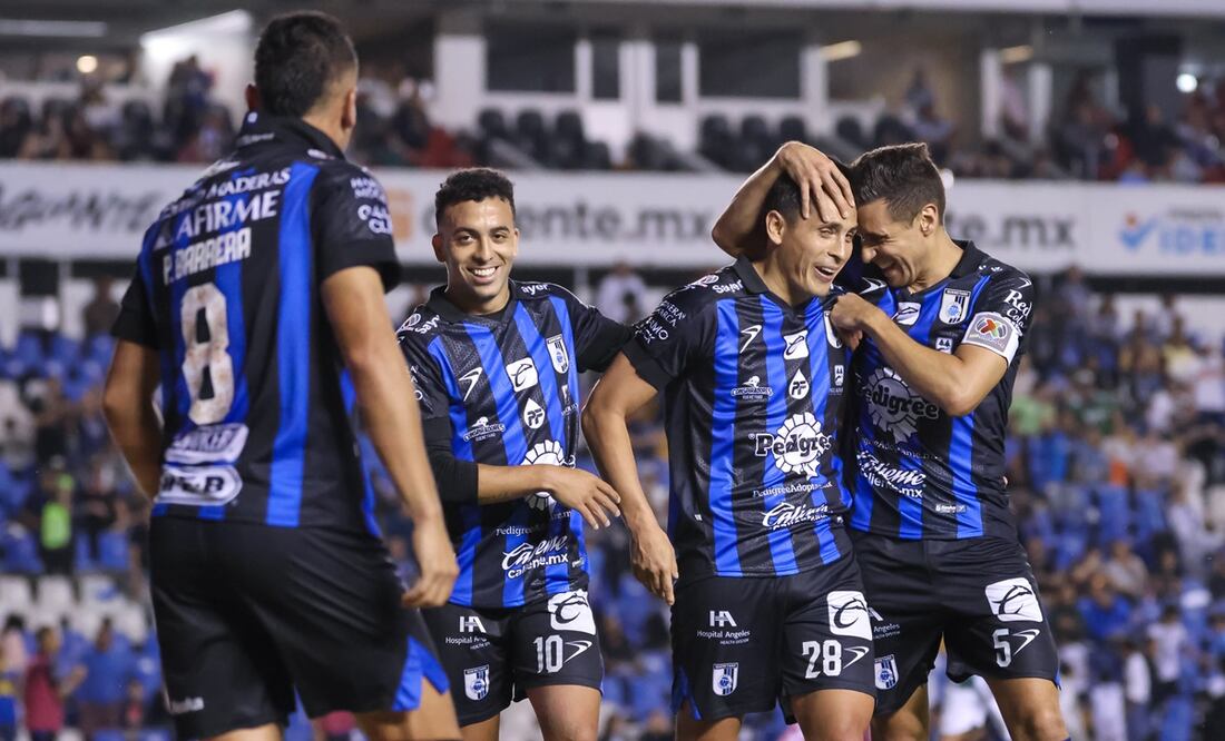 Querétaro en festejo de gol, durante el Apertura 2024 - Foto: Imago7