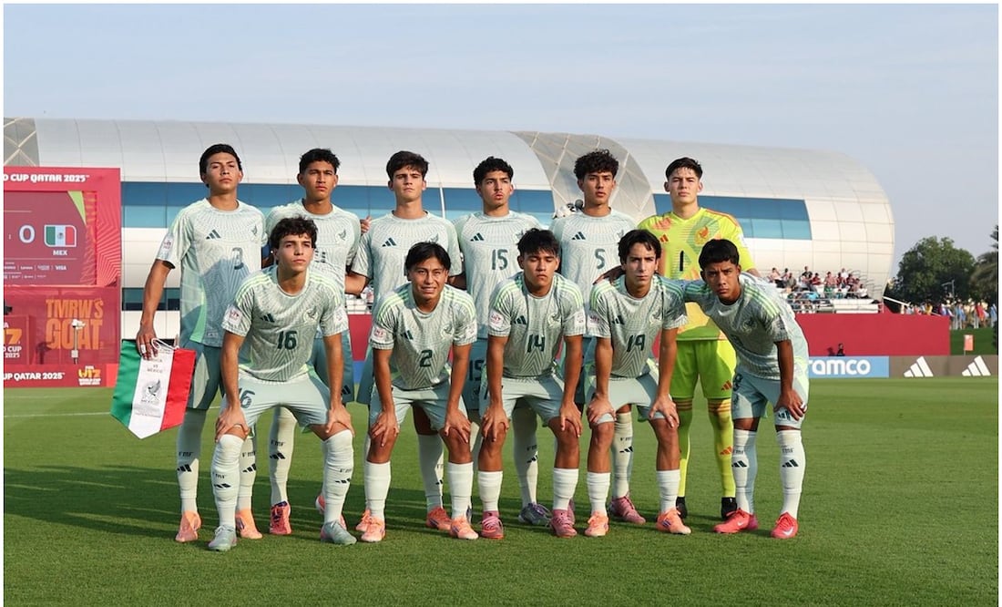 México Sub-17 en el Mundial de Catar Foto: @miseleccionsubs