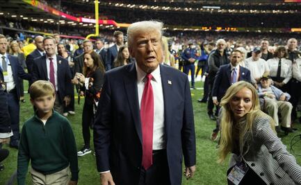 Así fue recibido el presidente de Estados Unidos, Donald Trump, por la afición en el Super Bowl LIX