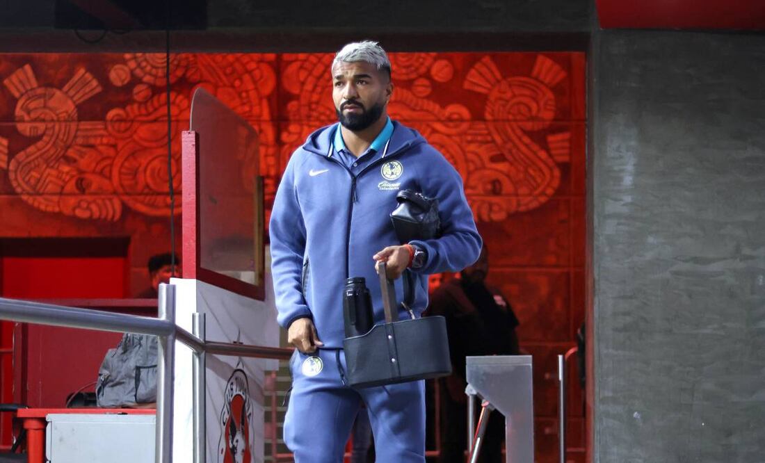 Rodrigo Aguirre aseguró que el América no se preocupa si es favorito o no sobre el Toluca. Foto: Imago7.