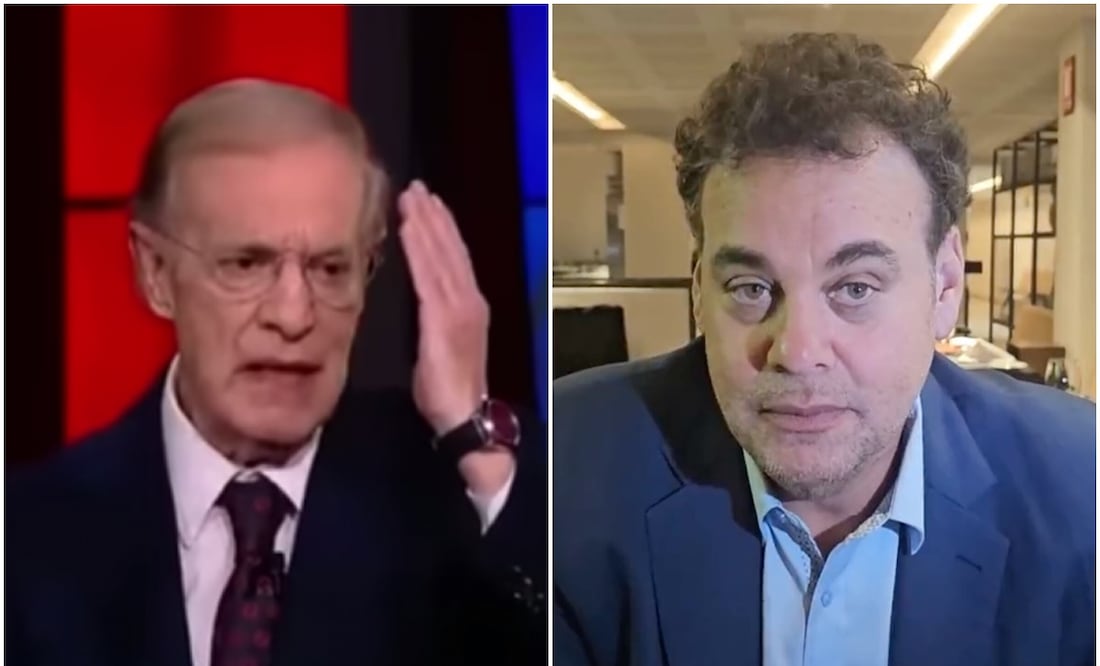 José Ramón Fernández y David Faitelson en programa en vivo / FOTOS: Capturas