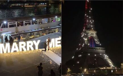 “Sencilla” propuesta de matrimonio en la Torre Eiffel se hace viral en TikTok