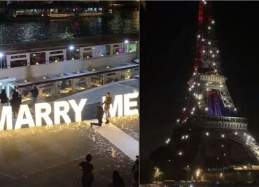 “Sencilla” propuesta de matrimonio en la Torre Eiffel se hace viral en TikTok