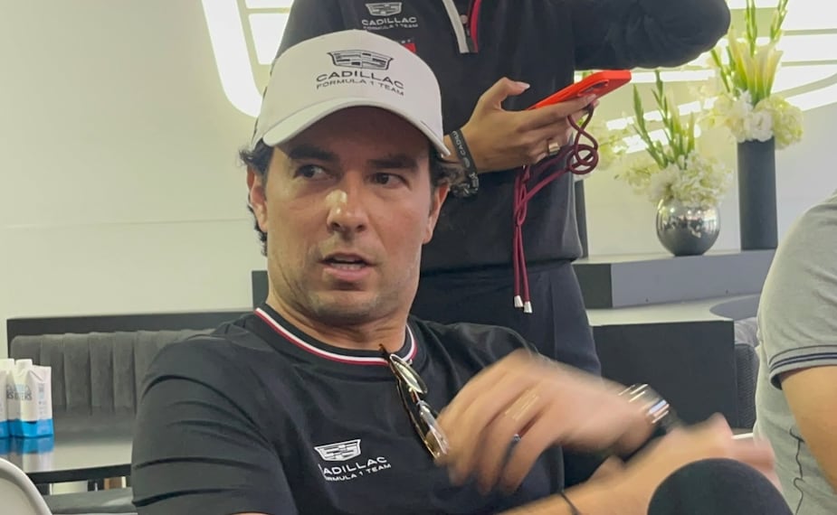 Checo Pérez en la previa del Gran Premio de México /Foto: Alberto Vargas