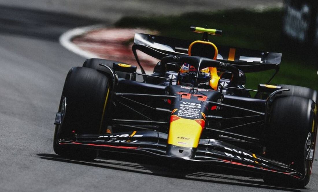 Checo cruzó la meta en el puesto 8, luego de haber arrancado en el 11. Foto; schecoperez.