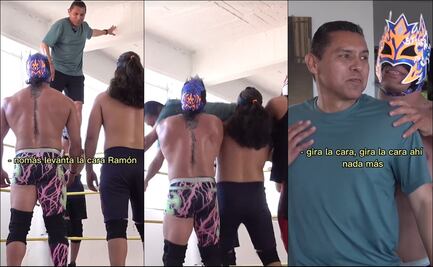 Ramoncito Morales le entró a la lucha libre y... ¡hasta 'pierrotazos' se llevó de recuerdo!