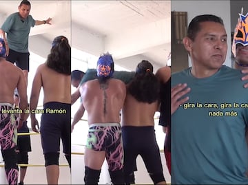 Ramoncito Morales le entró a la lucha libre y... ¡hasta 'pierrotazos' se llevó de recuerdo!