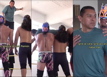 Ramoncito Morales le entró a la lucha libre y... ¡hasta 'pierrotazos' se llevó de recuerdo!
