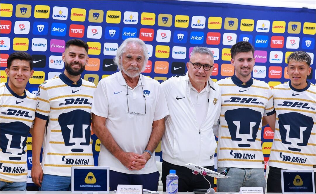 Pumas presentó a sus cuatro refuerzos para el Apertura 2024 y aseguró que tiene equipo completo / FOTO: Imago7