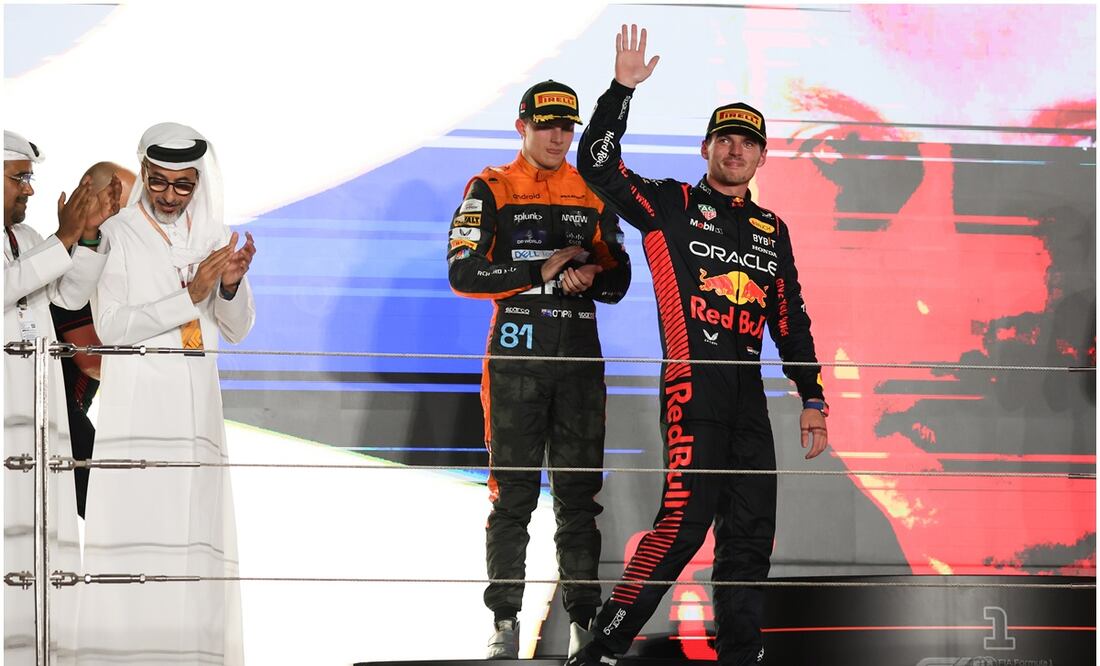 Max Verstappen luego de ganar el GP de Qatar / FOTO: EFE