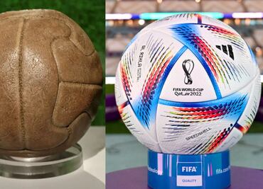Estos son los balones utilizados desde el Mundial de 1930 al 2022