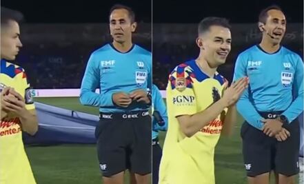 VIDEO: Santander le pregunta a Fidalgo si se va a quedar y el jugador de América le responde