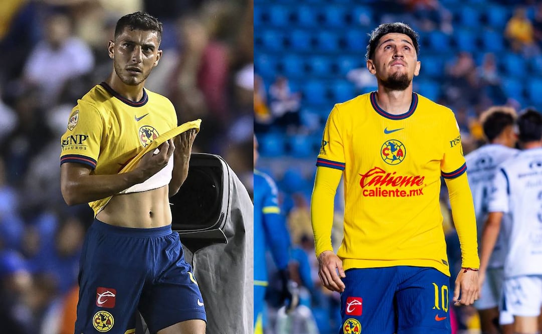 Sebastián Cáceres y Diego Valdés son dos bajas sensibles para el América de cara al Clásico ante Chivas. Foto: Imago7
