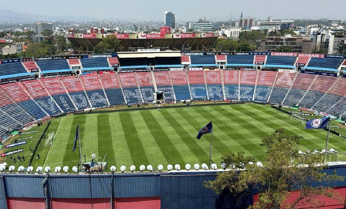 Así se verá el mosaico de Cruz Azul para la Final de Ida ante América. Foto: Especial