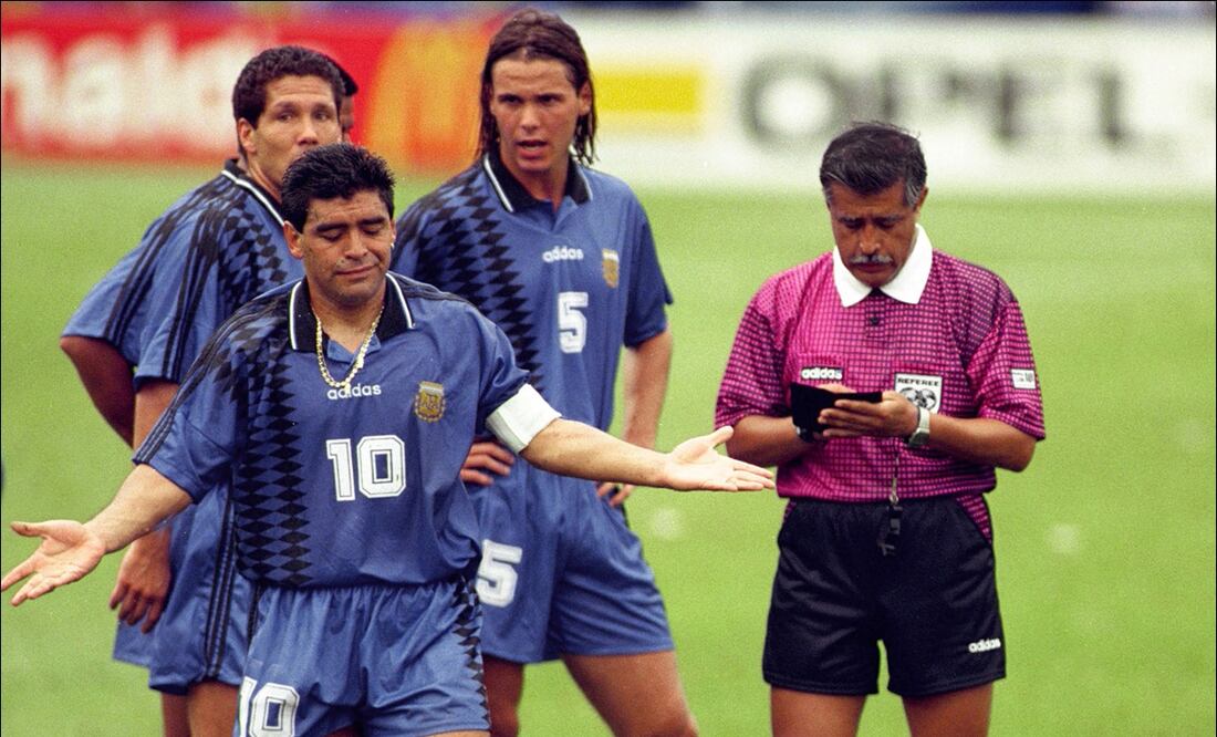 El día que Maradona dio positivo por dopaje en plena Copa del Mundo. FOTO: ESPECIAL