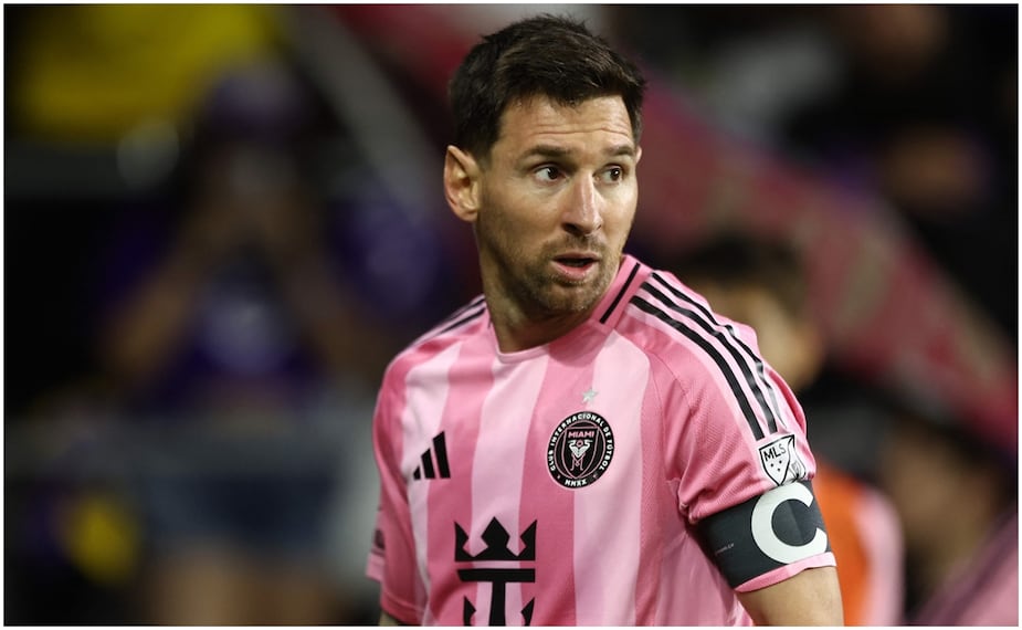 Lionel Messi jugó su primer partido de 2026 Foto: AFP