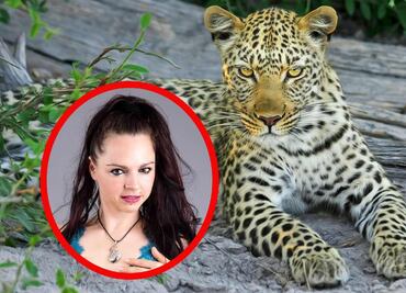 Leopardo ataca a modelo en sesión de fotos y la deja marcada de por vida