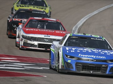 Daniel Suárez roza la gloria en Las Vegas y termina segundo en la NASCAR Cup Series