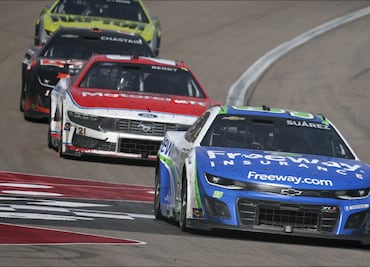Daniel Suárez roza la gloria en Las Vegas y termina segundo en la NASCAR Cup Series