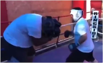 Exjugador de NFL retó a 10 boxeadores mexicanos y perdió con el primero que pesa 76kg menos