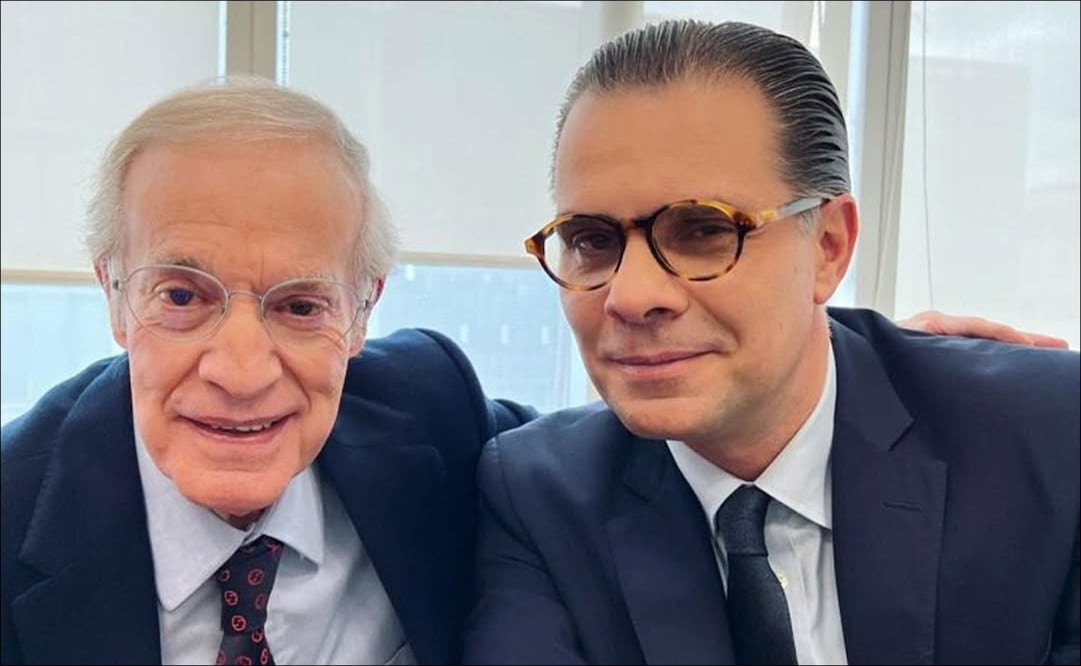 José Ramón Fernández y Christian Martinoli. FOTO: @cmartinolimx